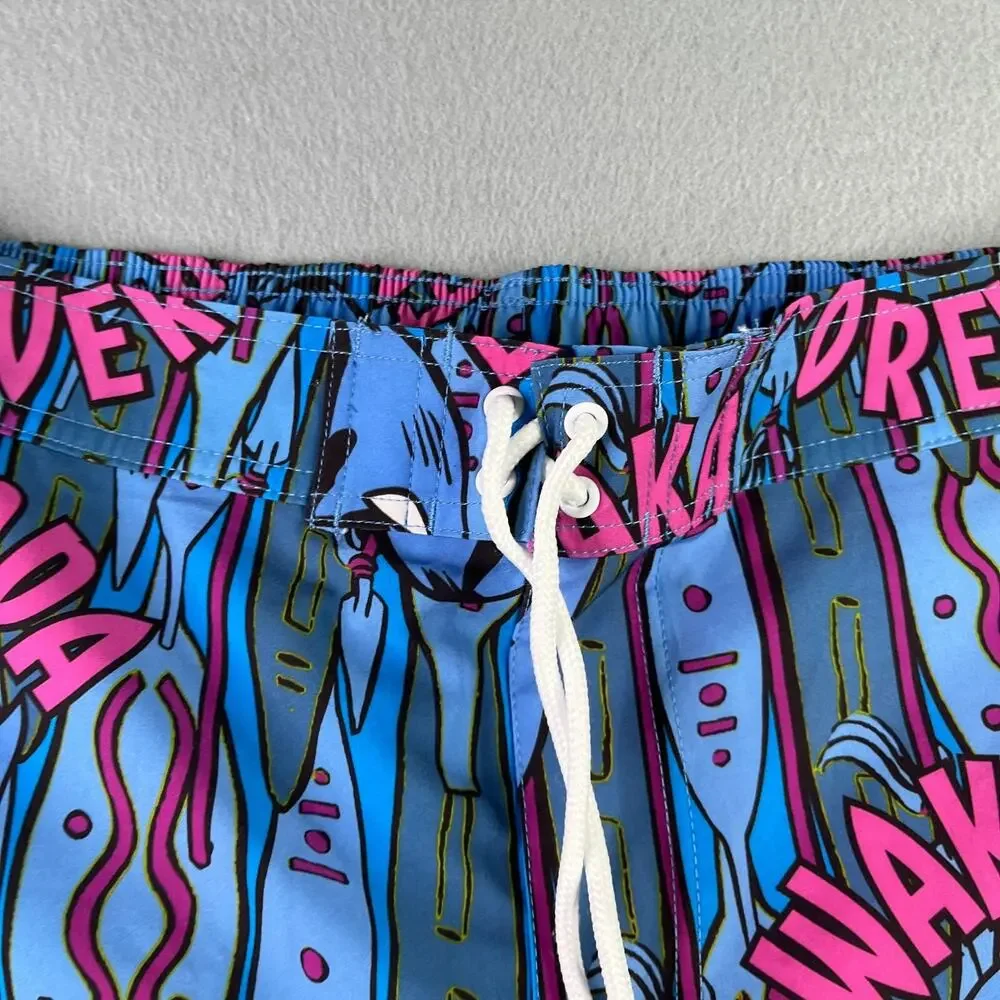 Marvel Wakanda Forever Swim Trunks Mens Lined Large Bathing Suit Mens New NWT
